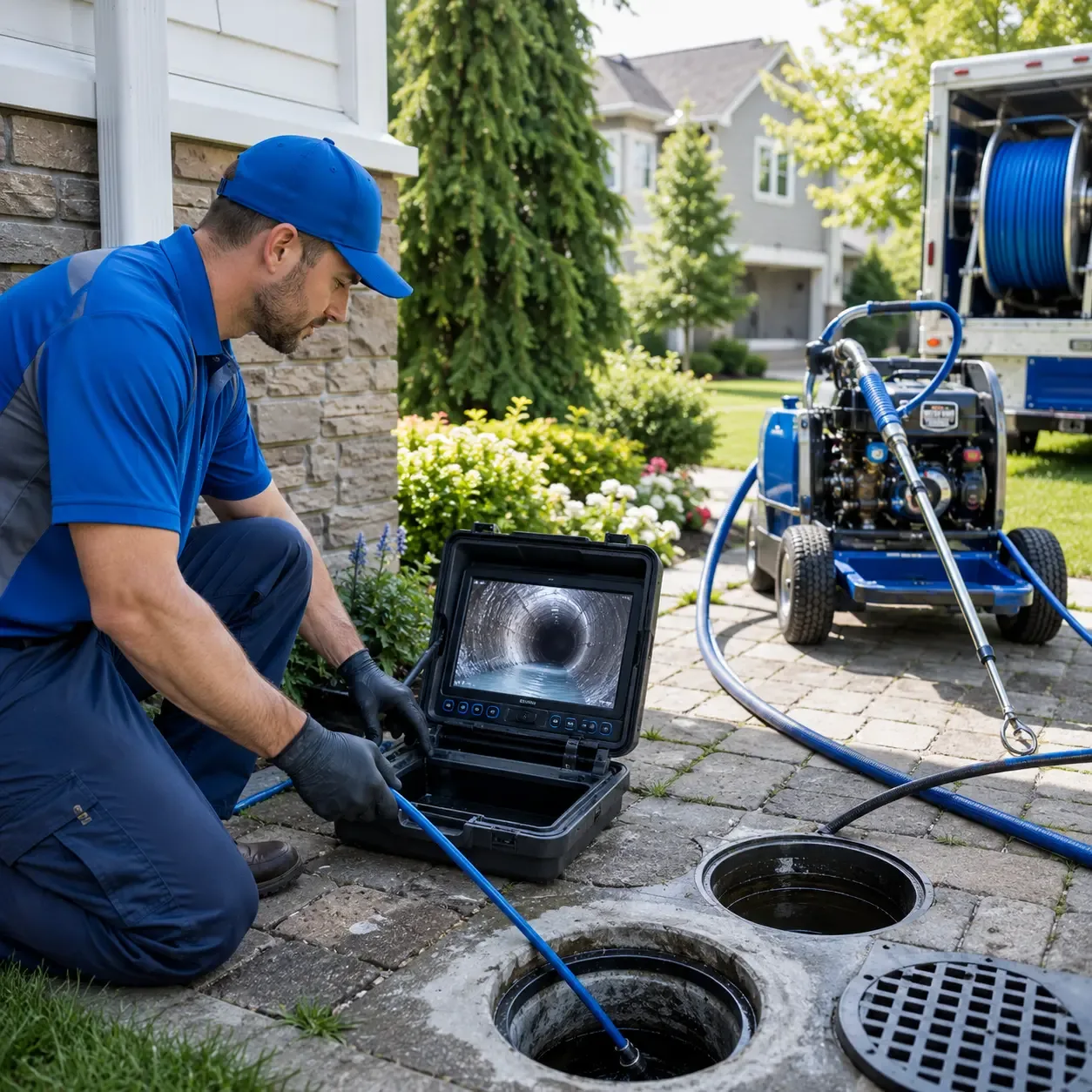 Outdoor drain cleaning professionals serving Richmond, VA